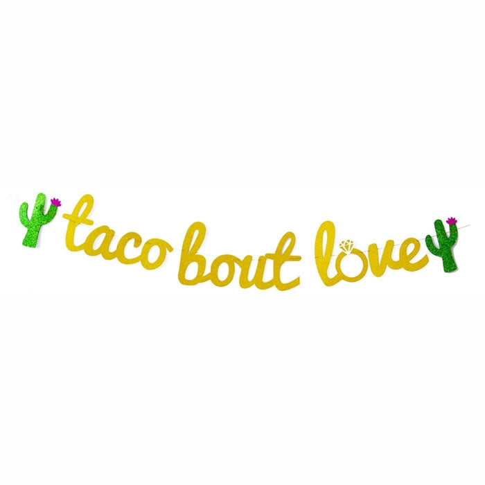 Taco Bout Love Banner for Bachelorette Parties - Party Supplies in Canada