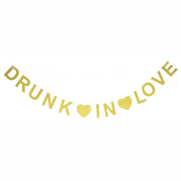 Drunk in Love Banner for Bachelorette Parties - Party Supplies in Canada