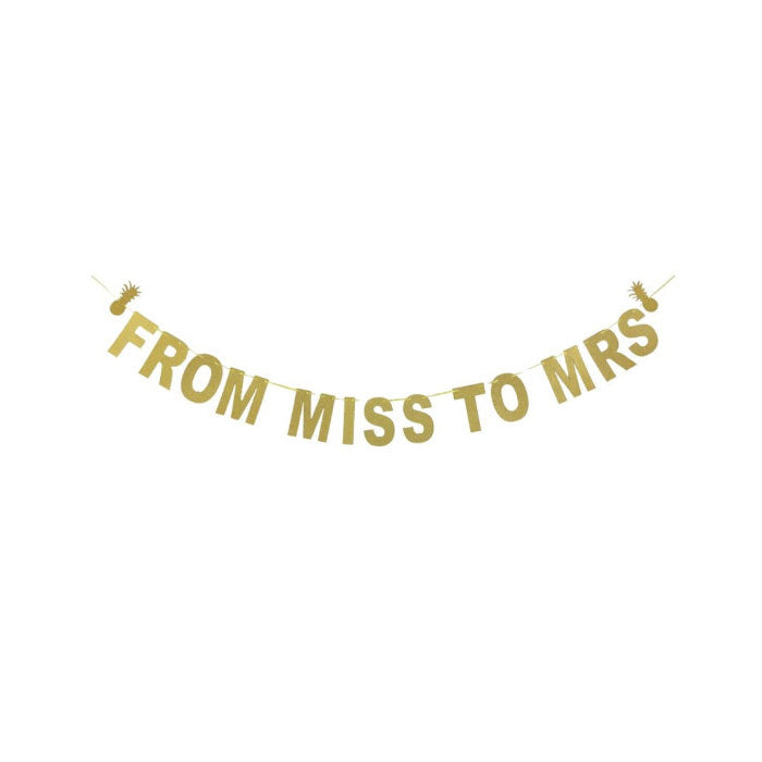 From Miss to Mrs Banner - Party Supplies in Canada