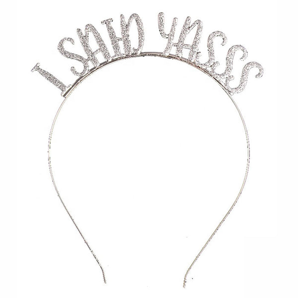 I Said Yasss Bachelorette Party Headband