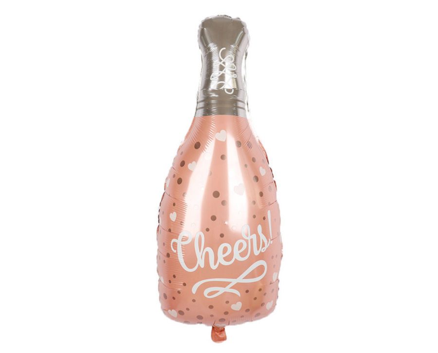 Pink Bubbly Champagne Balloon